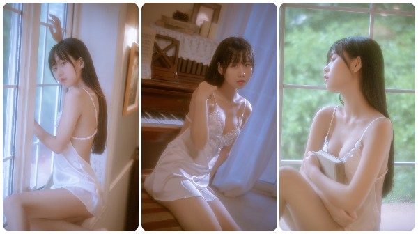 Ảnh sex Cô gái tóc hồng ở hồ bơi cực xinh