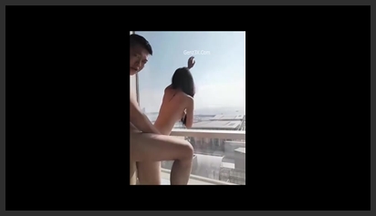 Quất Sướng Run Người Em Hoa Hậu Thanh Hóa Ngoài Ban Công